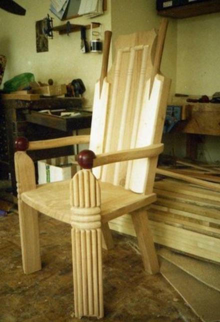Freddie Flintoff Chair by cabinet maker Alexander O'Neil